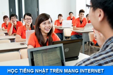 Học tiếng Nhật trên mạng internet.