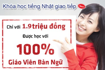 Khóa học tiếng Nhật giao tiếp.